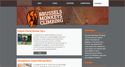 Desktop Screenshot of brusselsmonkeysclimbing.com
